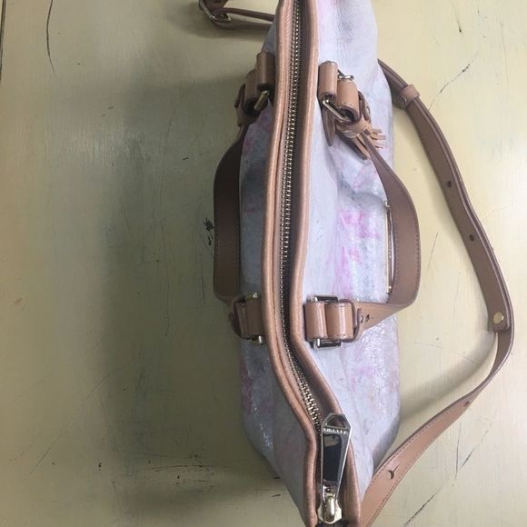 Brahmin Talitha Floral Gloss Shoulder Purse with Crossbody Strap - Picture 7 of 16